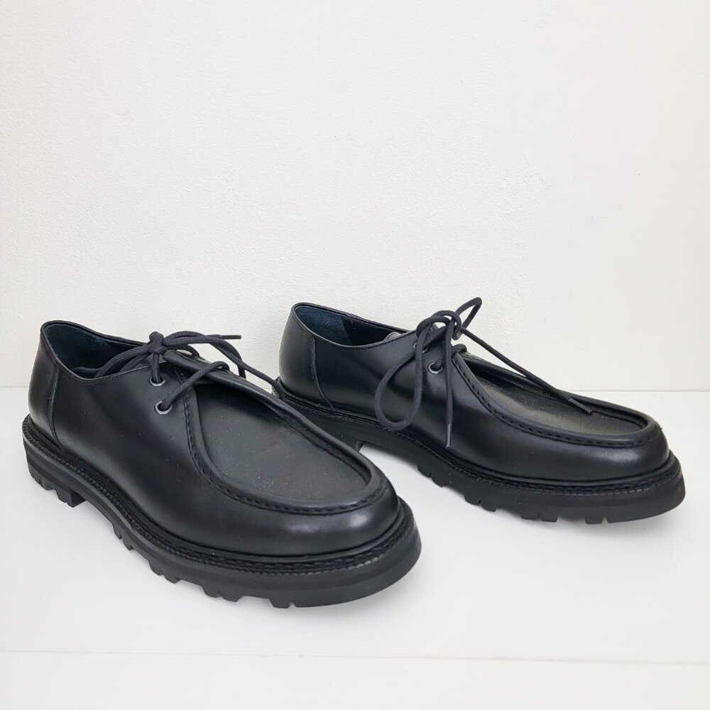 BODE University Leather Derby Loafers in Black 41 8 - Picture 2 of 12